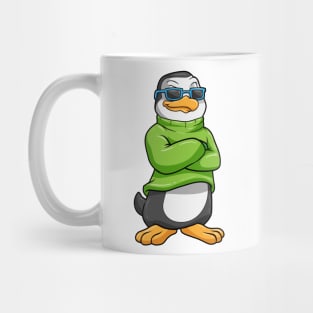 Penguin with Sunglasses and Sweater Mug